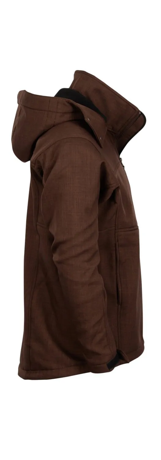 Winter Warmth Professional Wear STS Ranchwear Womens Weston Chocolate Poly/Spandex Softshell Jacket
