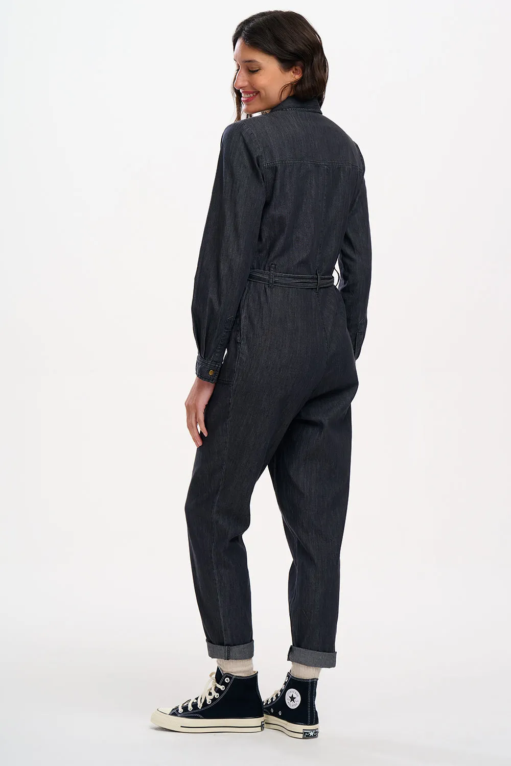 BiasCutSilhouette Anwen Boilersuit in Heart Explosion