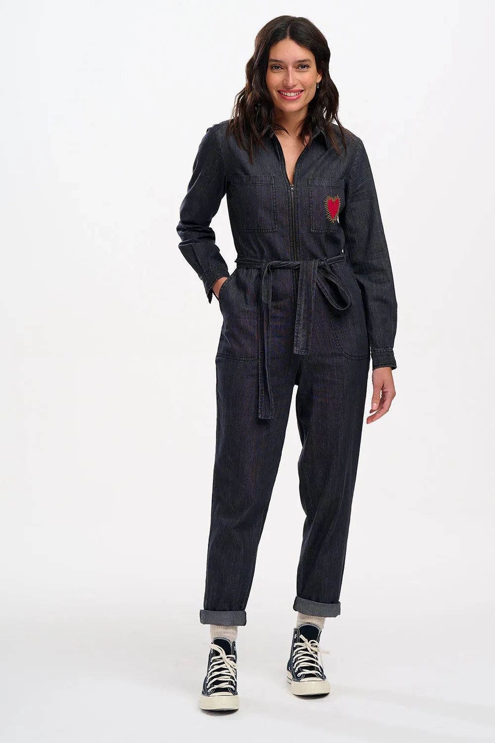 hypoallergenic Anwen Boilersuit in Heart Explosion