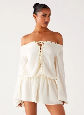 Chic and Polished Astaria Mini Dress - Ivory Astaria Mini Dress - Ivory Back-Zip Smart Comfort