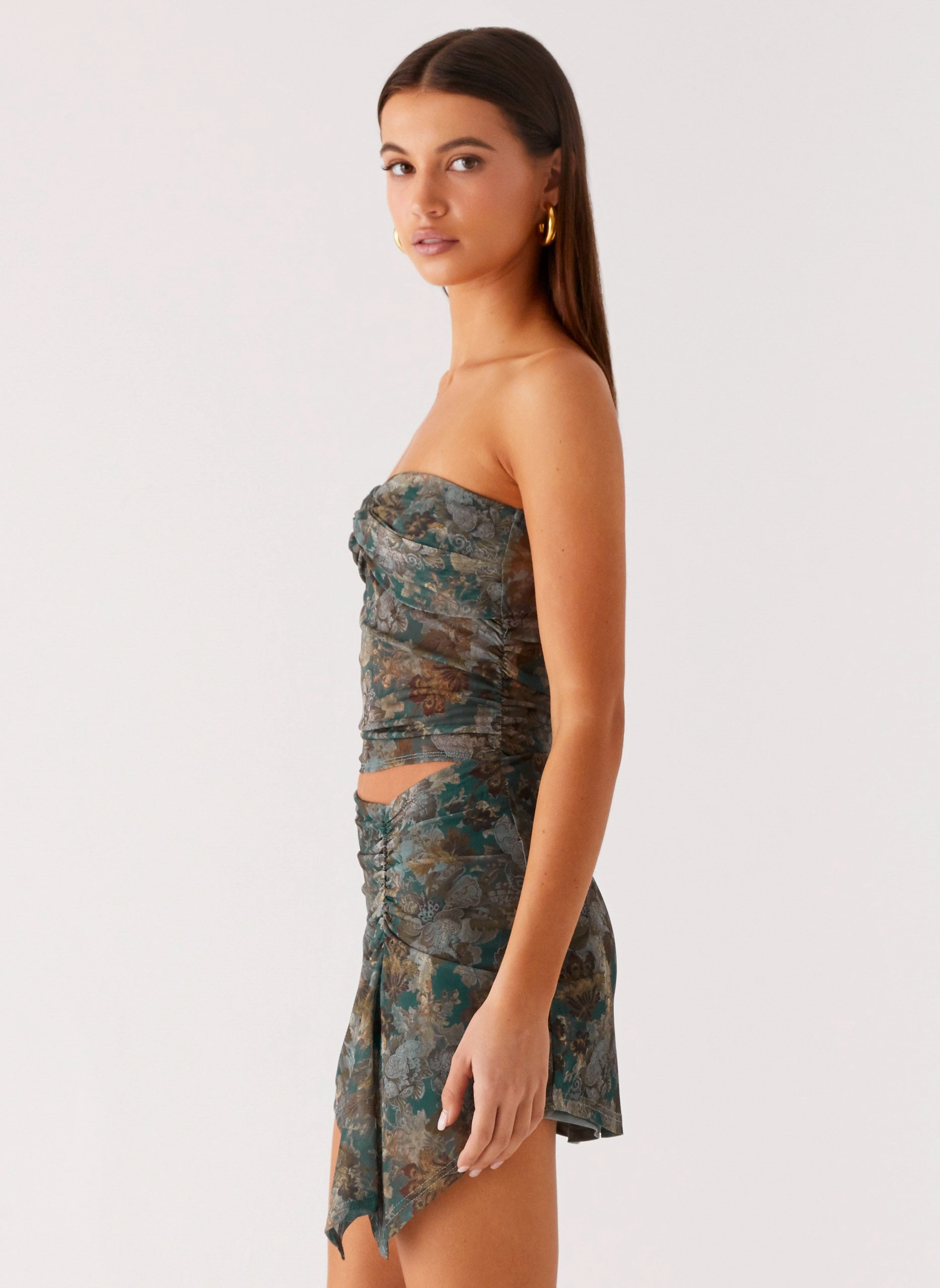 Vayda Mini Dress - Vintage Blossom Casual Comfort