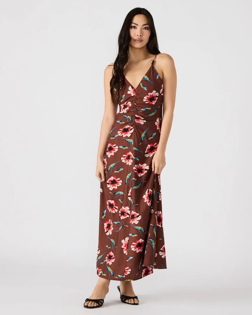 Monroe Dress in Brown Skin Hug