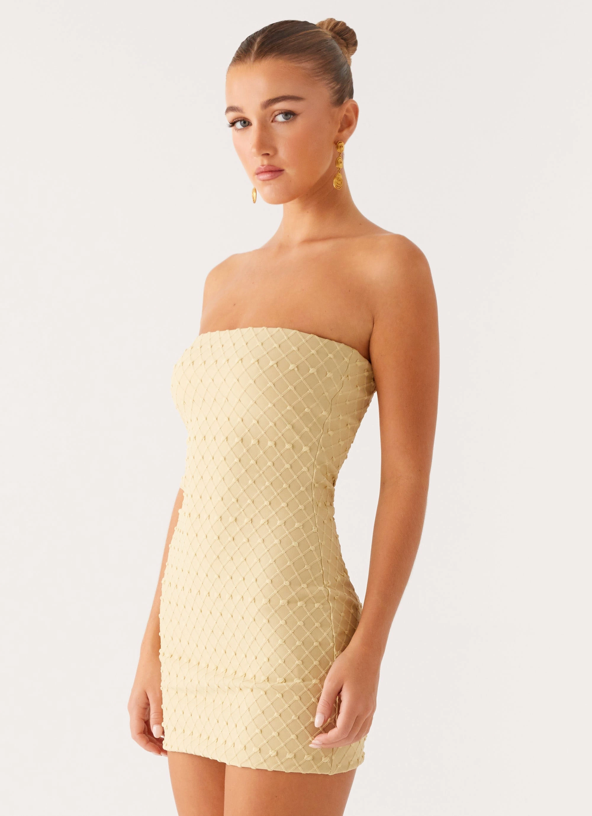 Bow Glow Kamari Mini Dress - Sage