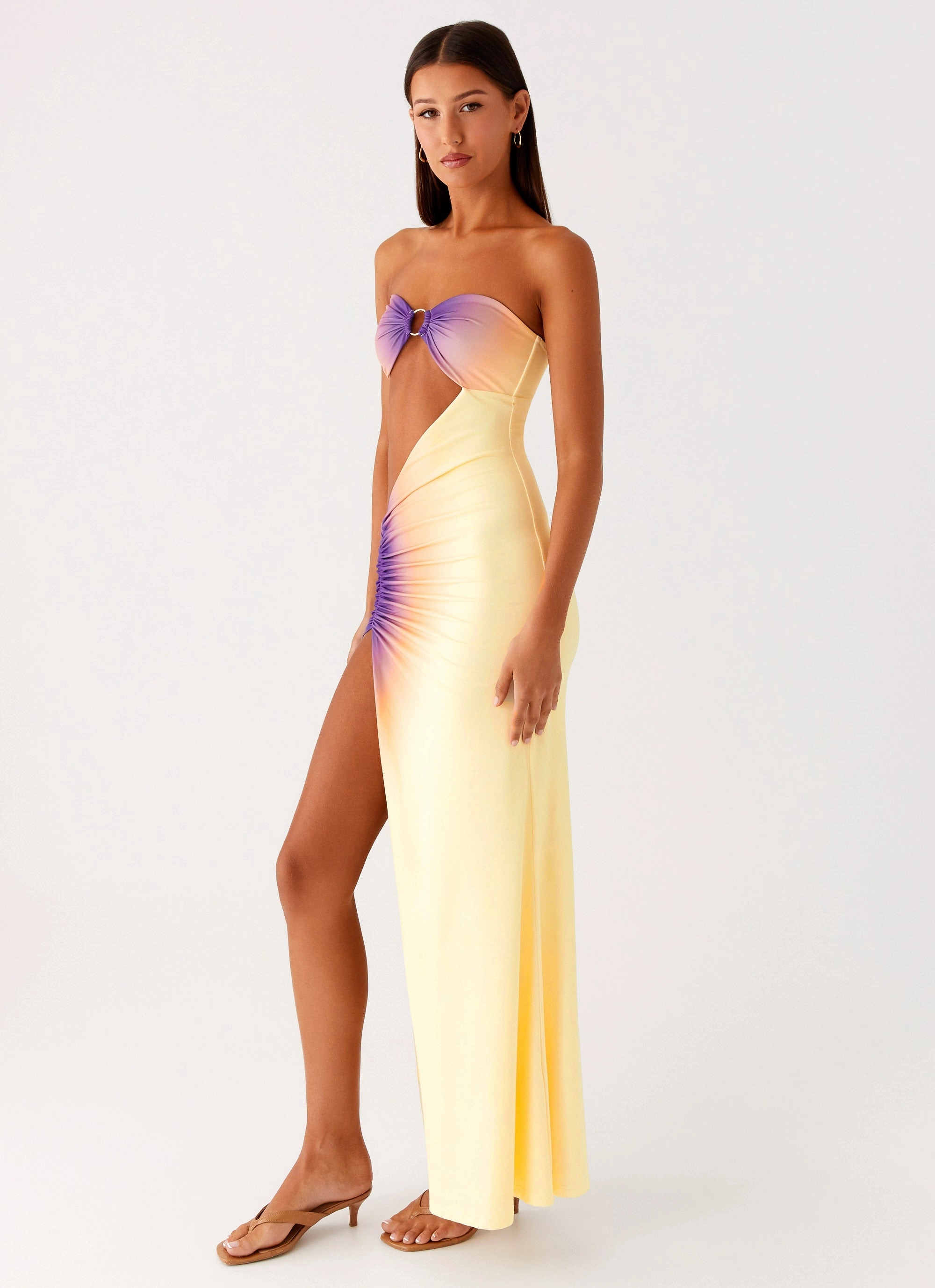 Ellisah Ombre Maxi Dress - Sunrise Ombre Form Flow Cozy And Stylish