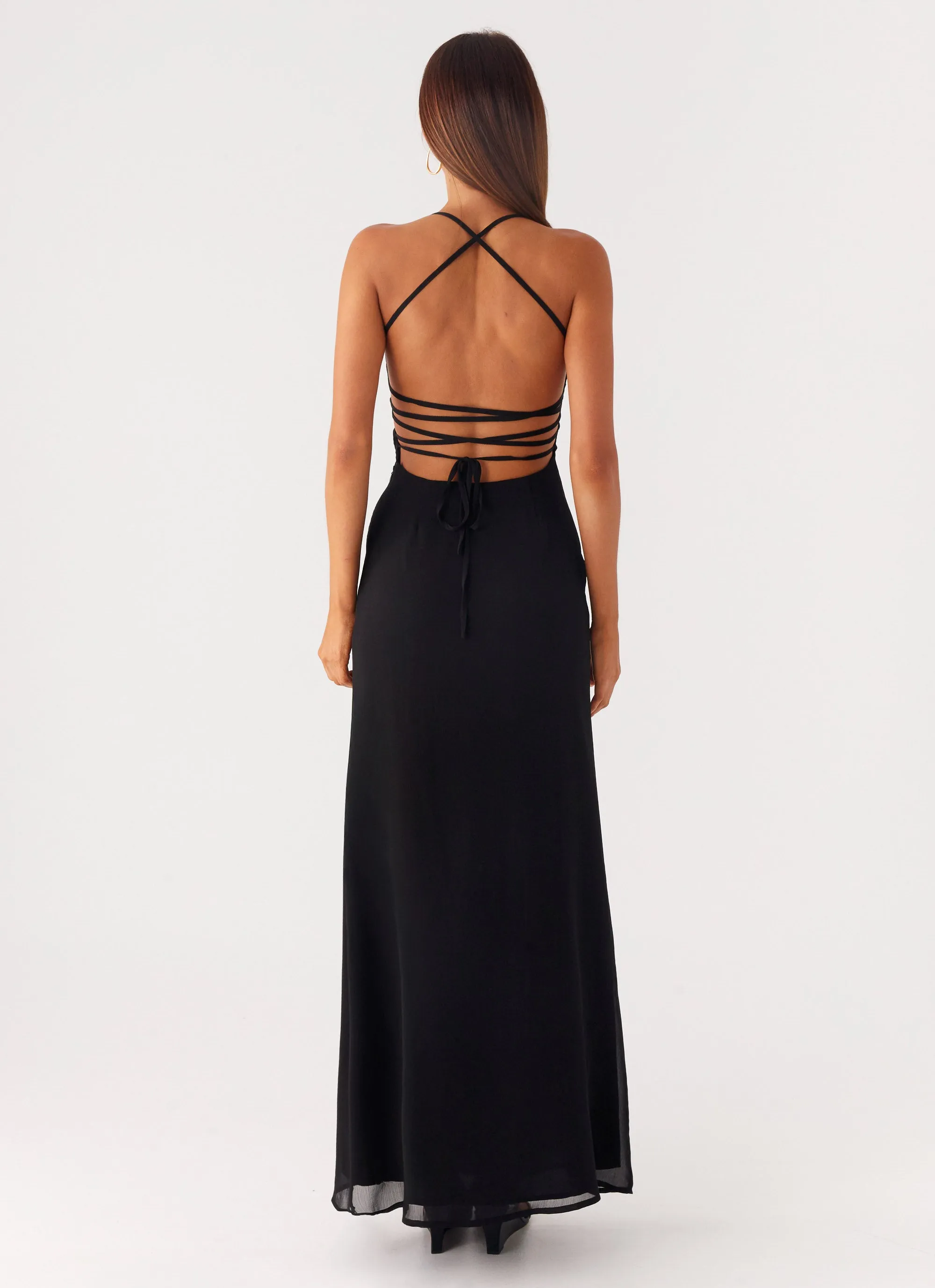 Visual Balance Light Comfort Peggy Maxi Dress - Black