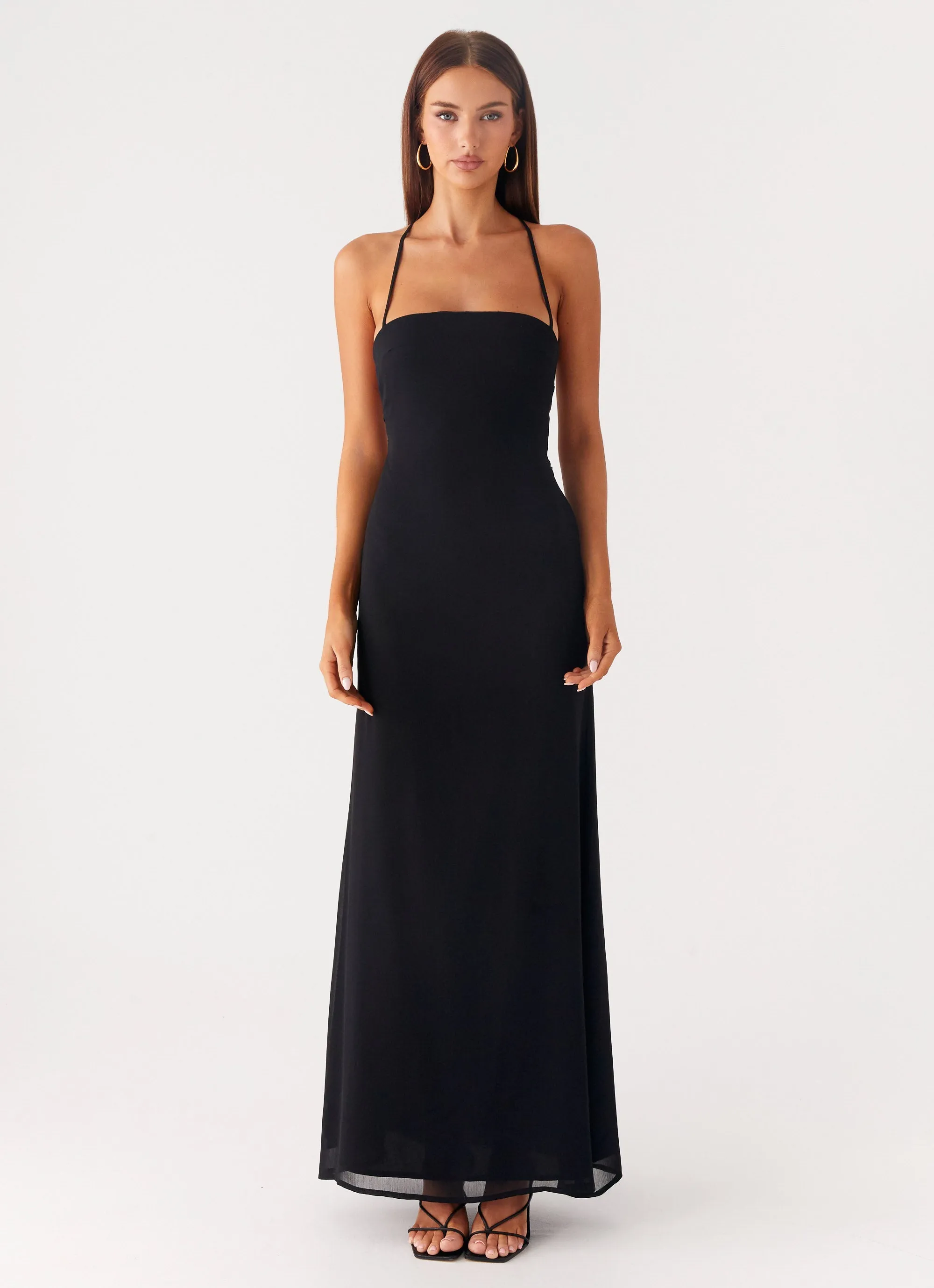 Midnight Mood Peggy Maxi Dress - Black