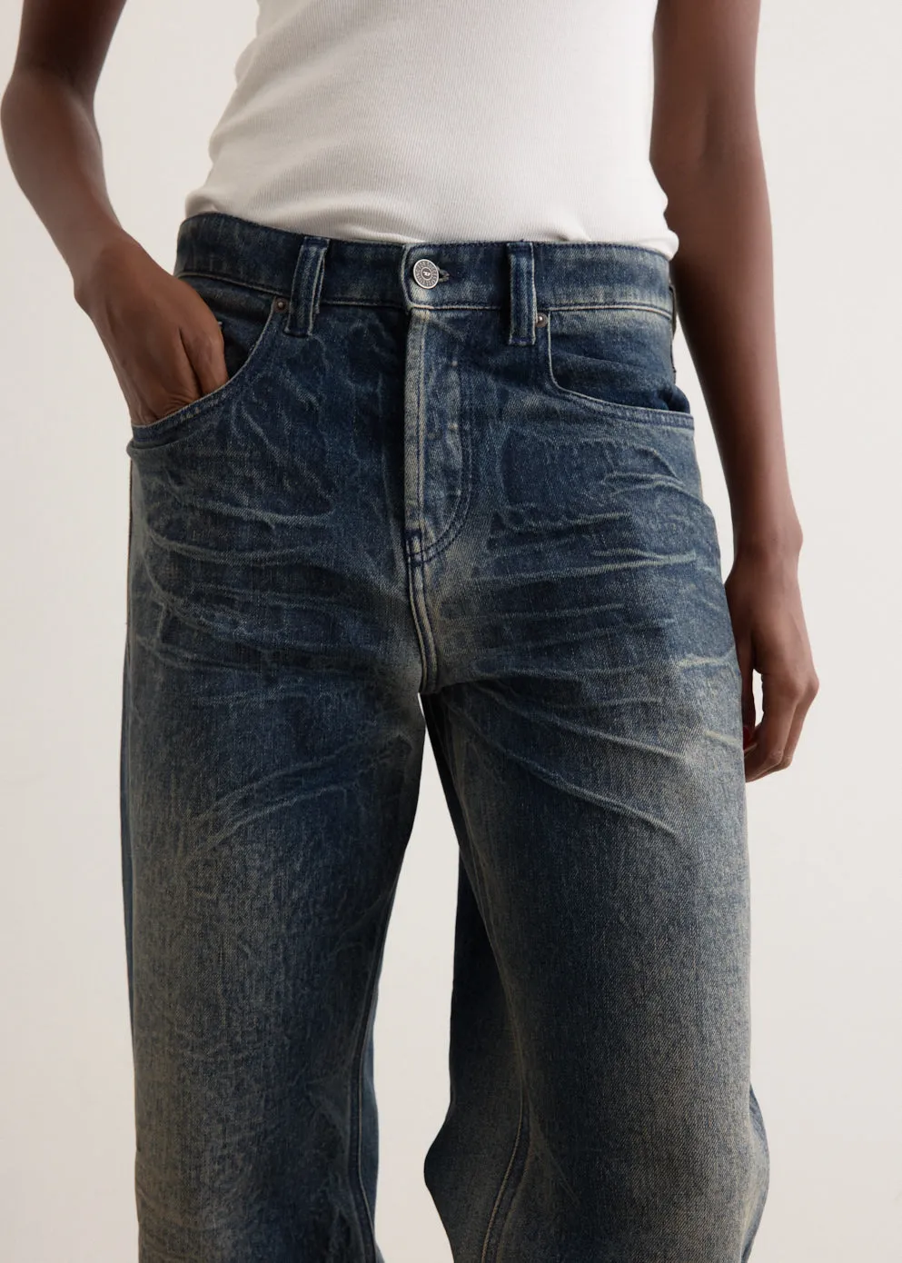 Classic Feel 2001 D-Macro Jeans Textured Loose Luxury Casual Spring Mood Classic Wear