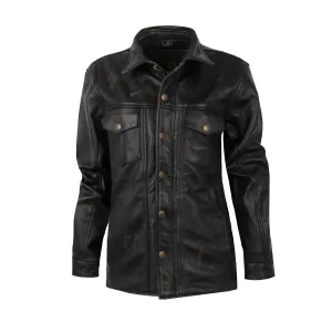 Classic Profile STS Ranchwear Womens Rancher Vintage Black Leather Leather Jacket STS Ranchwear Womens Rancher Vintage Black Leather Leather Jacket Layer Ready Outdoor Enthusiast Premium Home Comfort