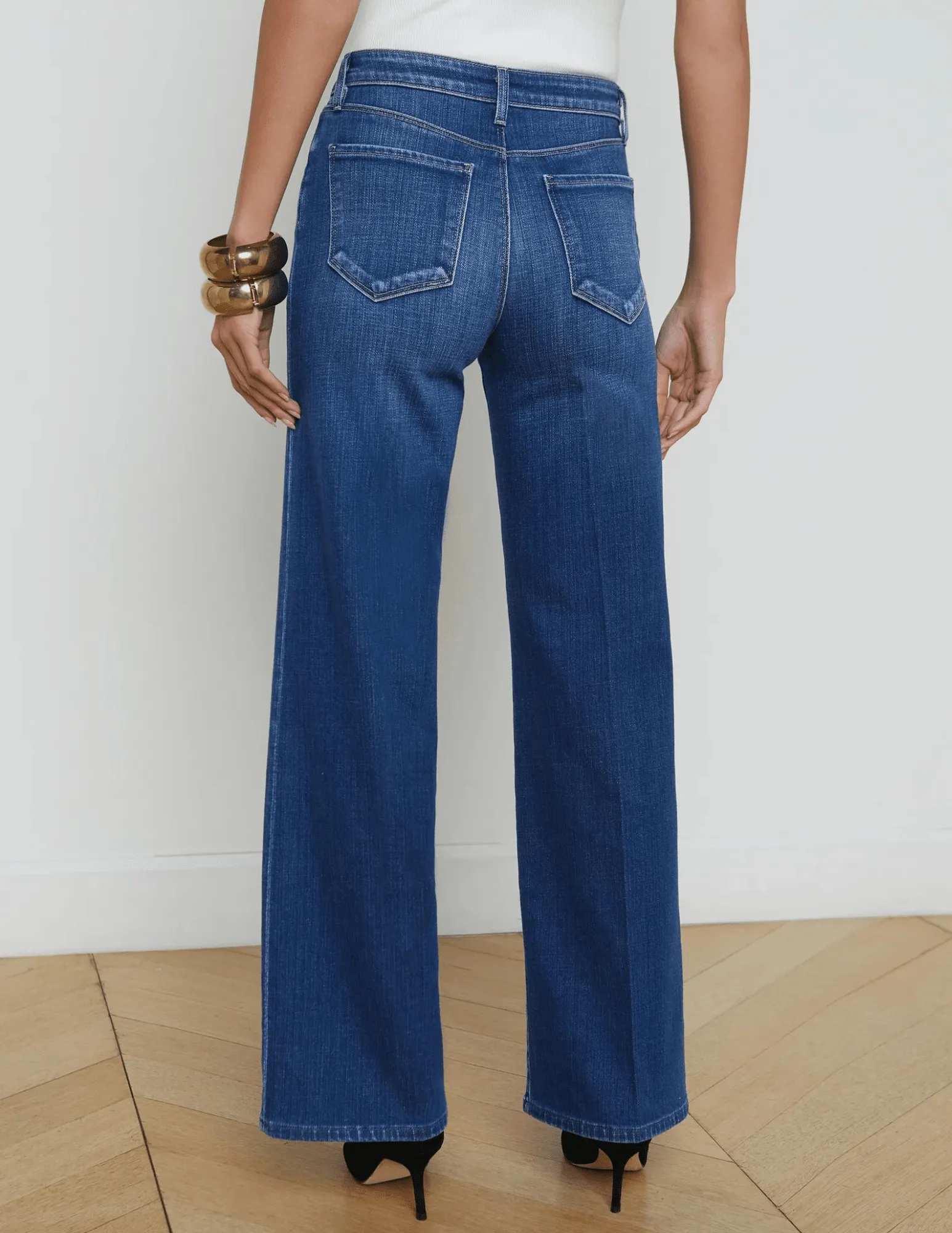 L??AGENCE Alicent High Rise Wide Leg Crop Jeans in Desoto Brunch Outfit Vintage Lover Formal