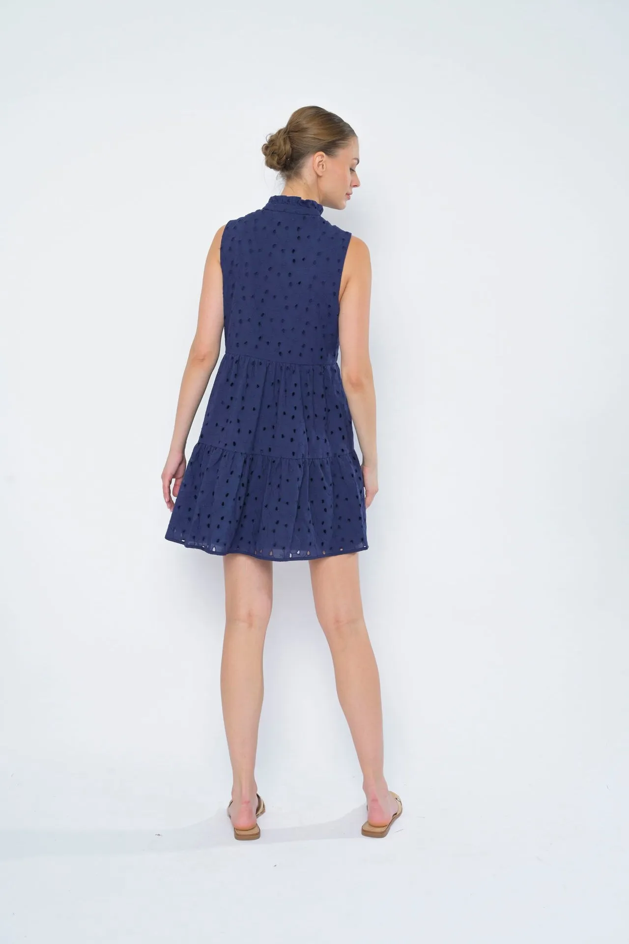 Weslie Dress in Marina Tailored Comfort