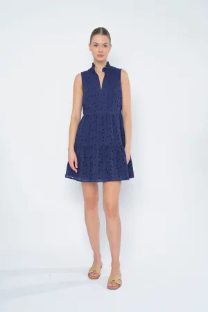 Classic Vibe Weslie Dress in Marina Chilly Weather Layer Weslie Dress in Marina