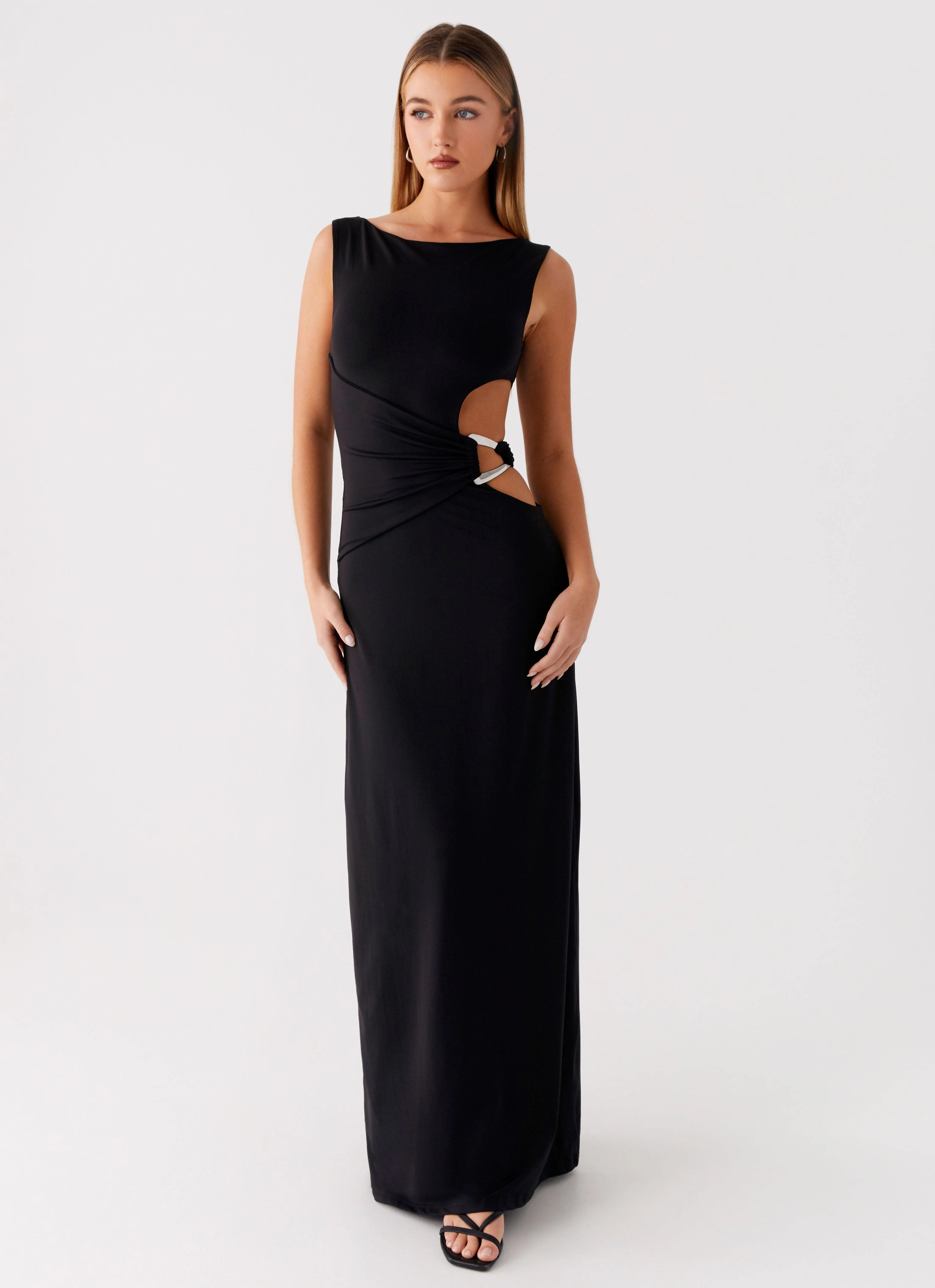 Event Perfect Jayana Maxi Dress - Black