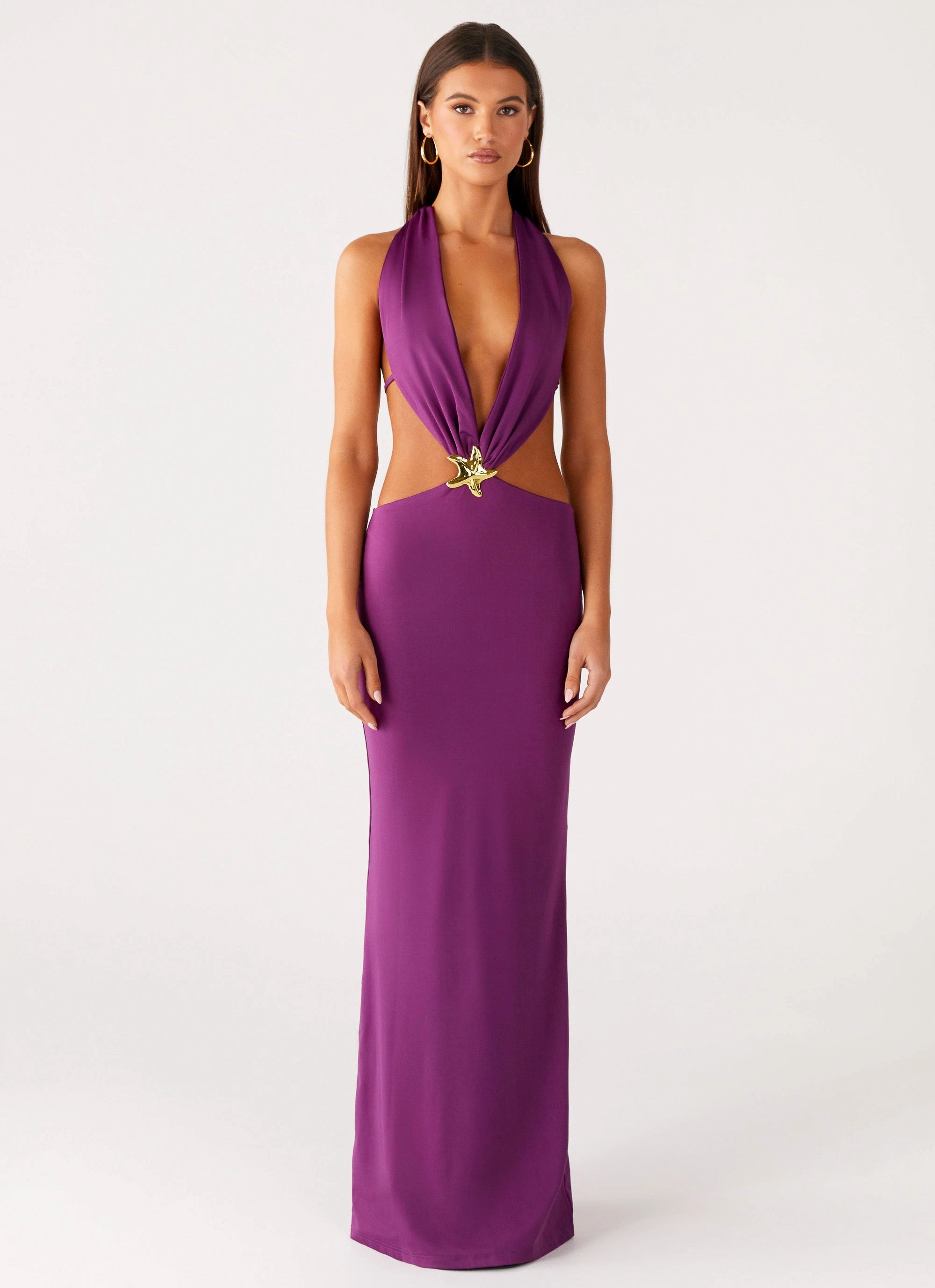 Red-Carpet Sea Siren Maxi Dress - Violetta