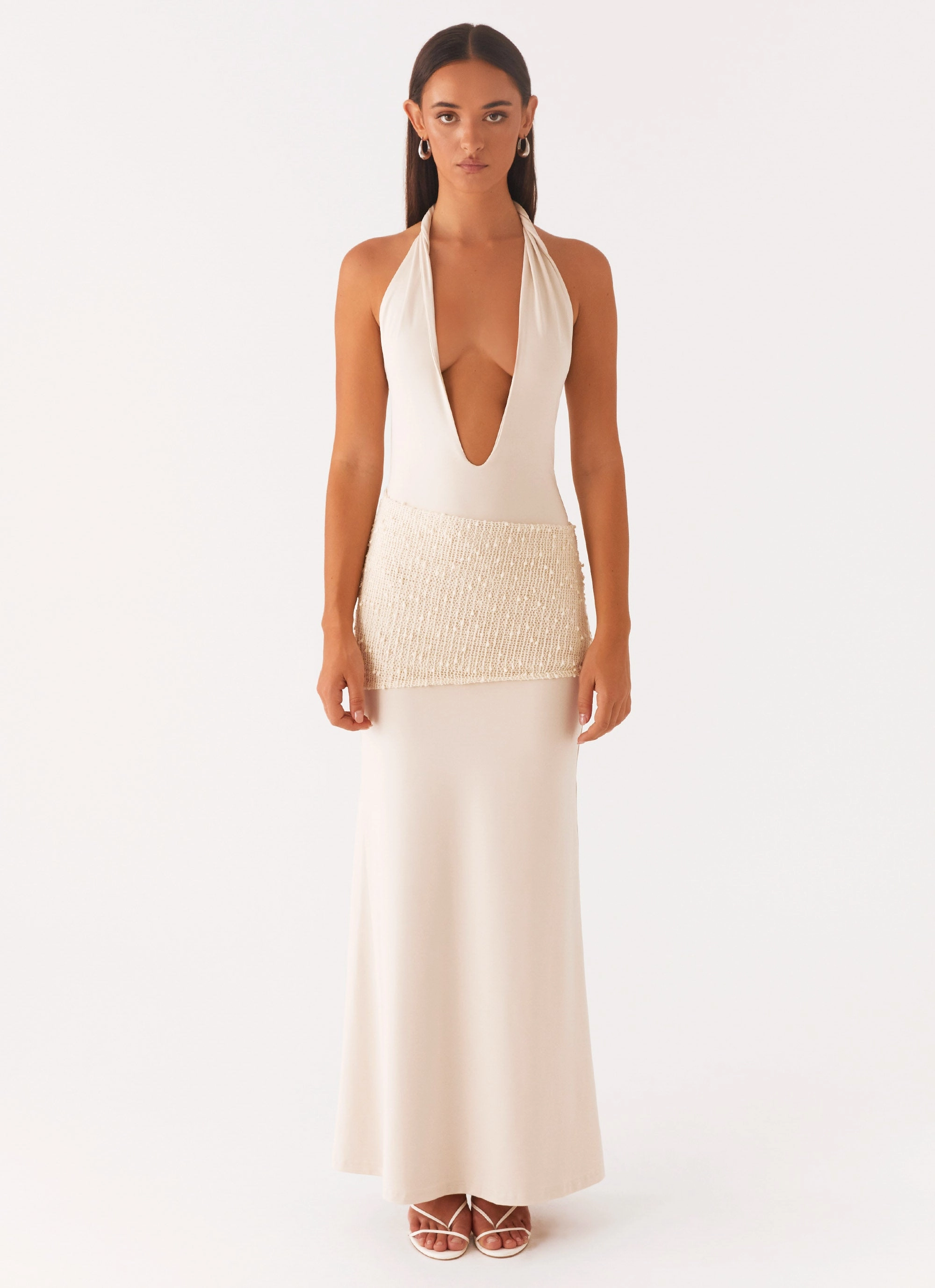 Delicate Touch Scenic Maxi Dress - Sand