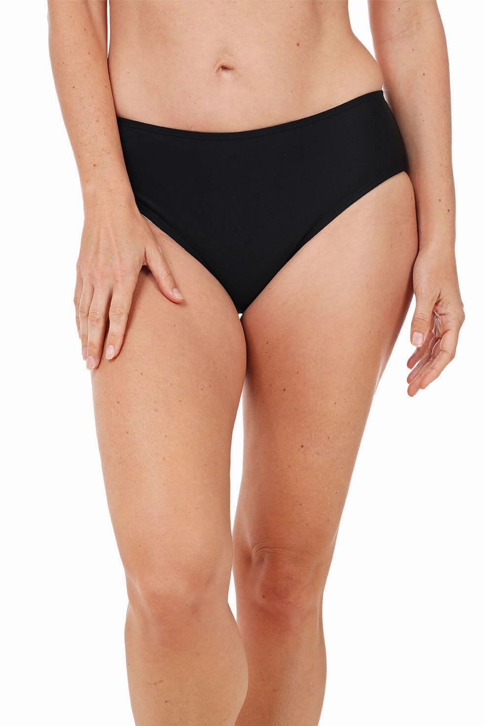 StretchFit Elastic Edge Binding Classic Hipster Bikini Bottom