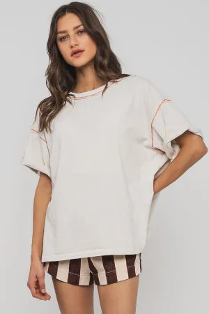 Classy Style Timeless Oversized Tee - Chalk Timeless Oversized Tee - Chalk Ultimate Wear