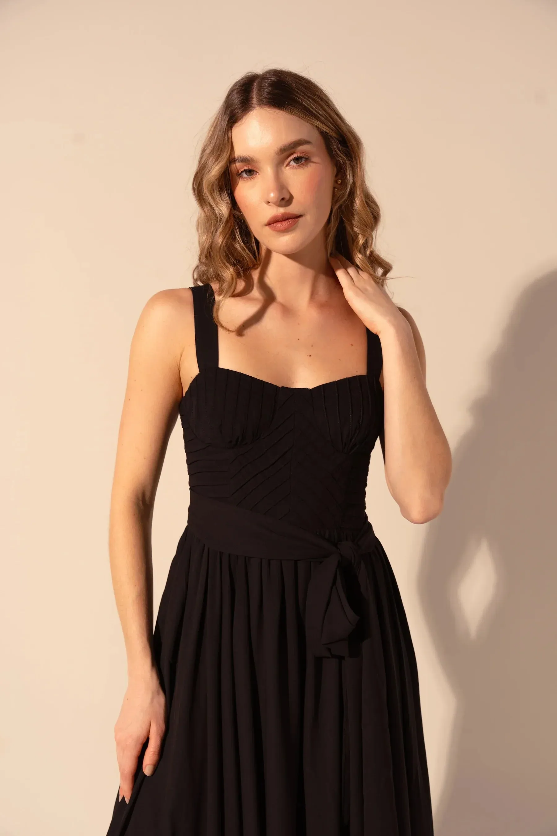 Cool Palette Claudette Maxi Gown in Black