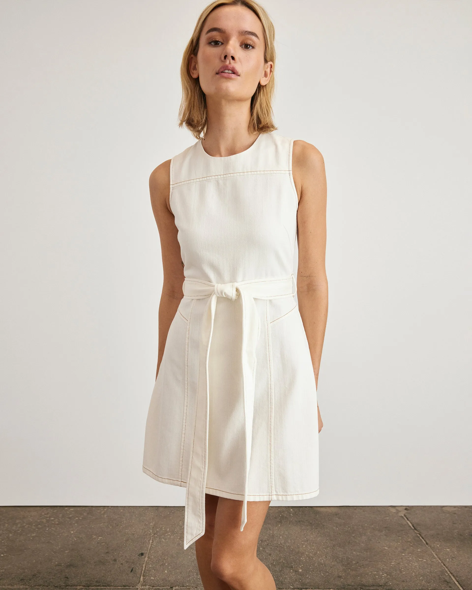 Claudia Dress Ribbed-Texture