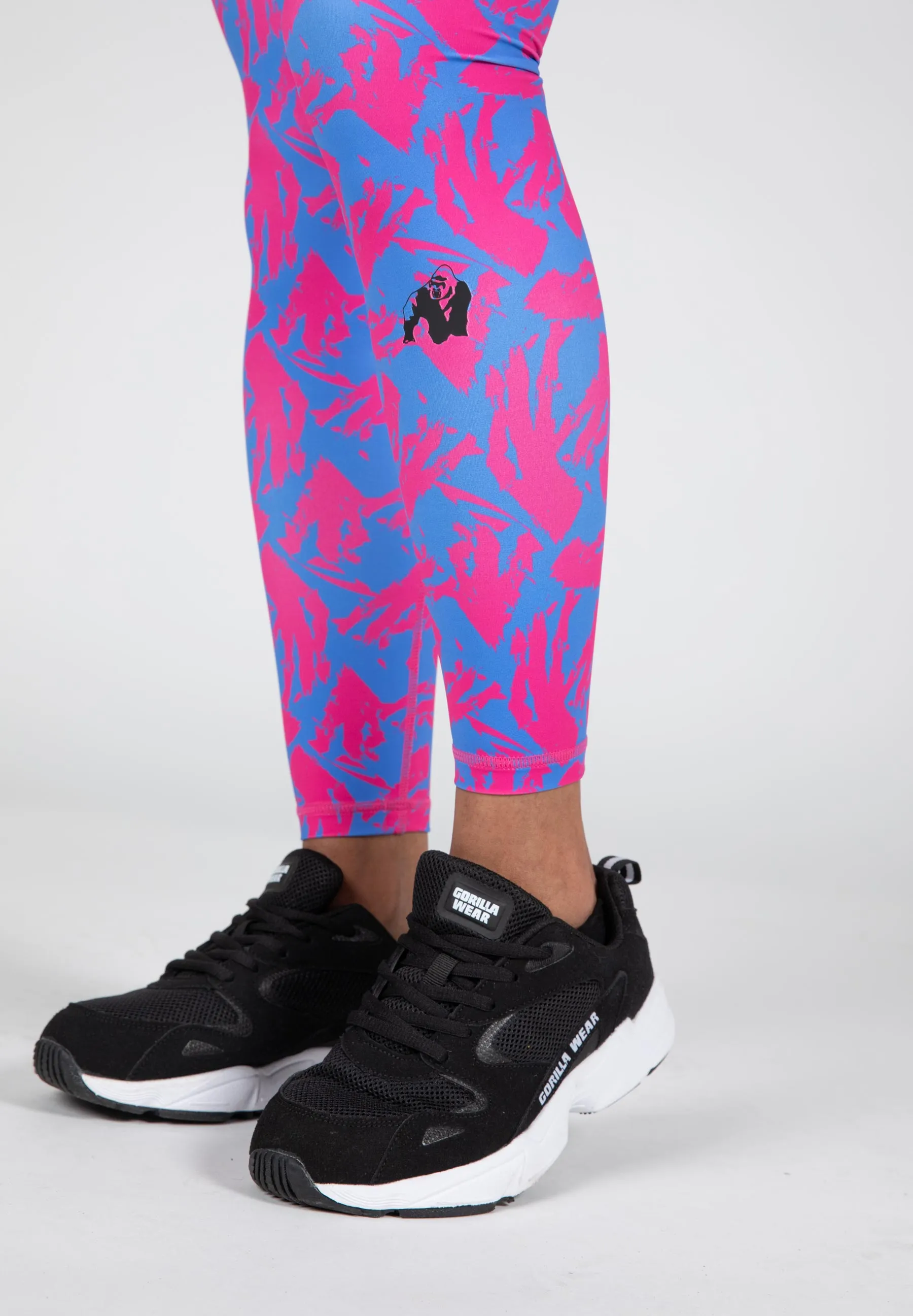 Colby Leggings - Blue/Pink