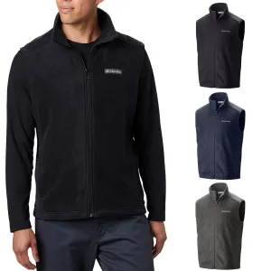 Columbia Men's 6747 Steens Mountain Fleece Mock Neck Full Zip Vest