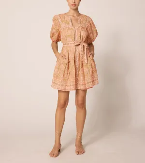 Comfort - First Calista Mini Dress | Cecil Blush Lightweight Feel Calista Mini Dress | Cecil Blush