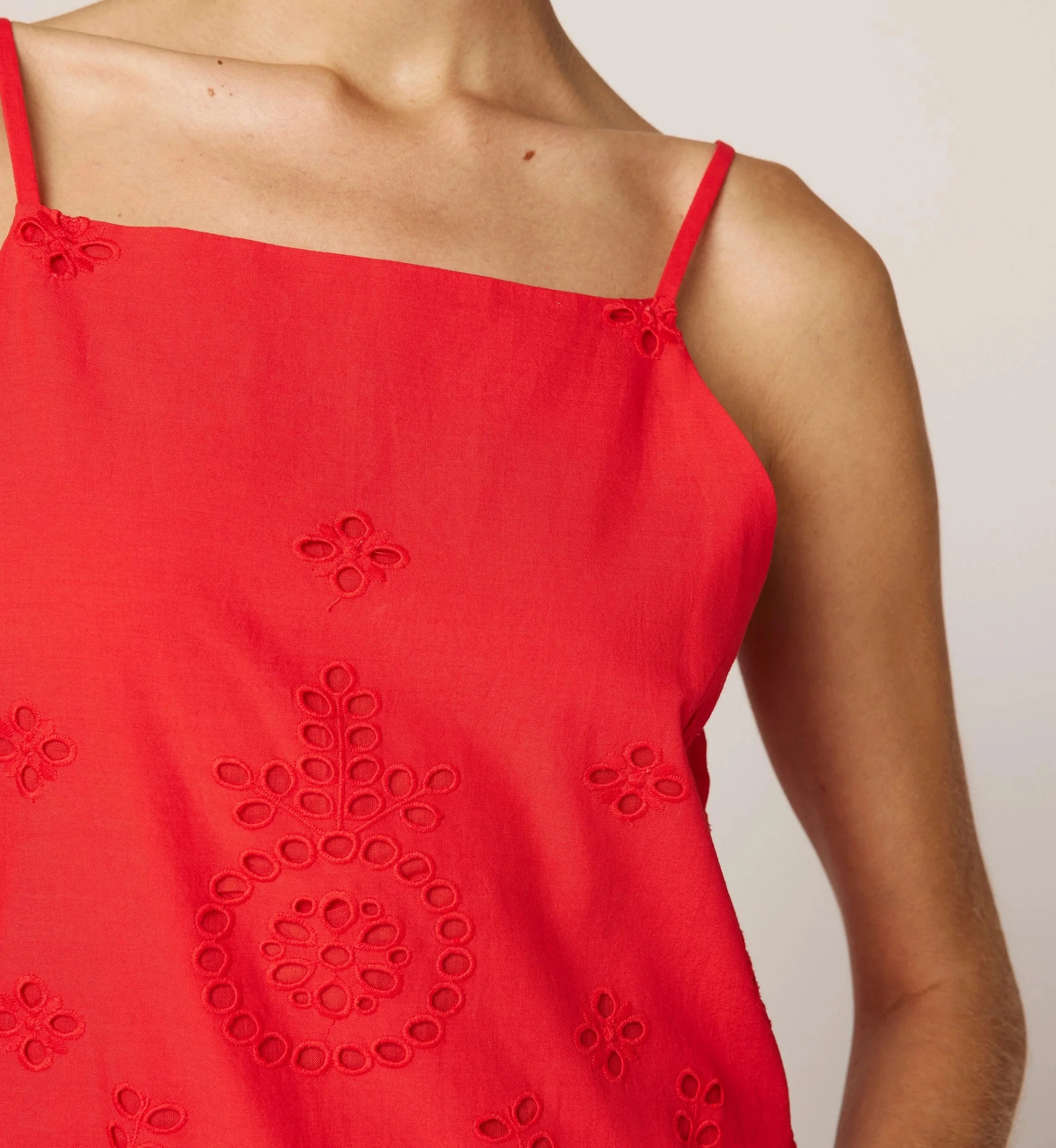 Thandi Mini Dress | Poppy Red Flattering Style Fit