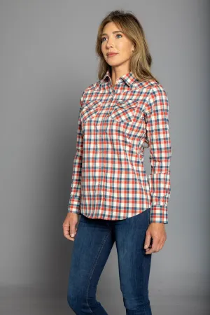 Comfort Fit Kimes Ranch Womens Go Round Navy Cotton Blend L/S Shirt Eco Dye Technique Trendy Vibes Kimes Ranch Womens Go Round Navy Cotton Blend L/S Shirt