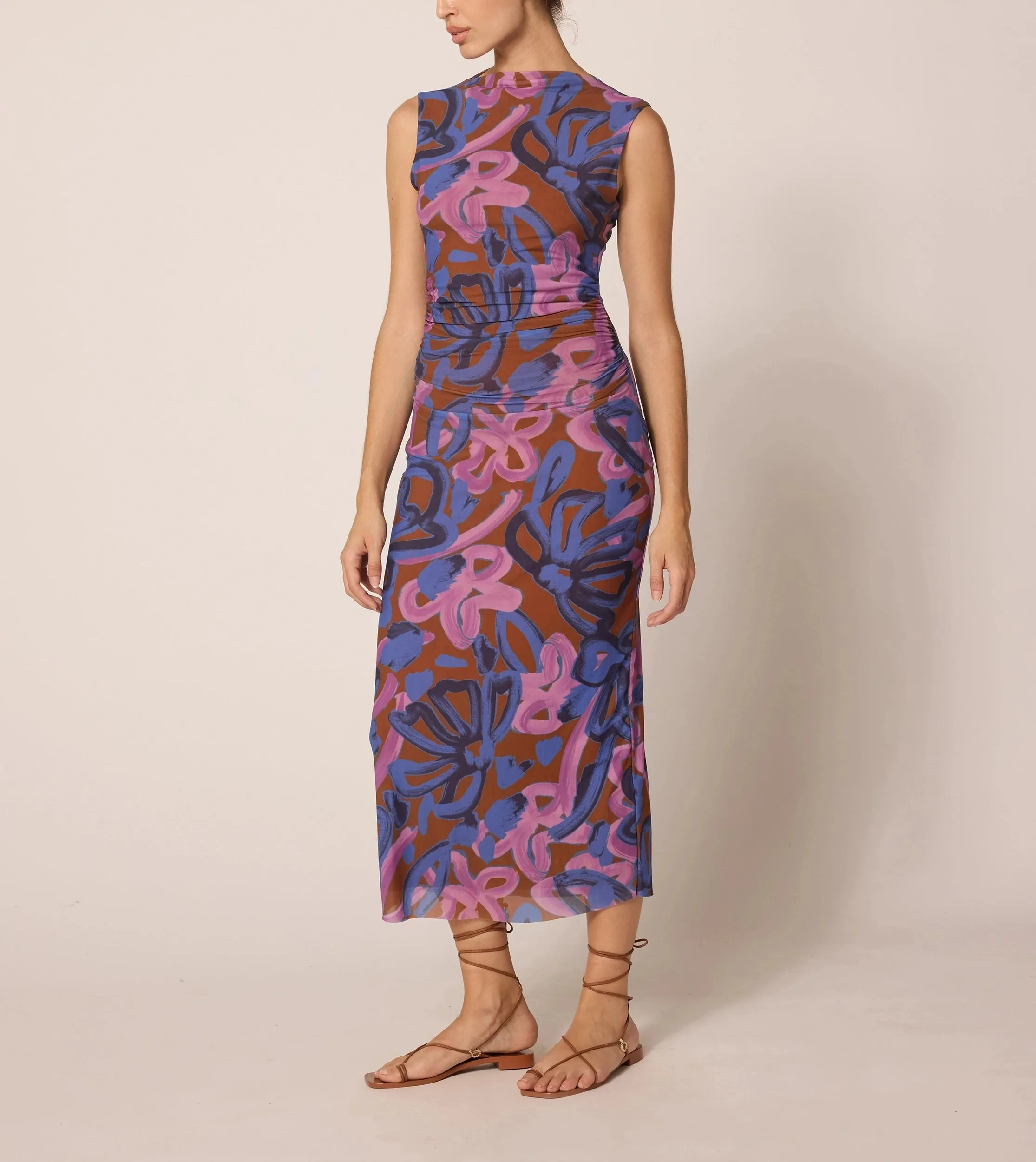 Carrie Midi Dress | Fresco Textured Surface