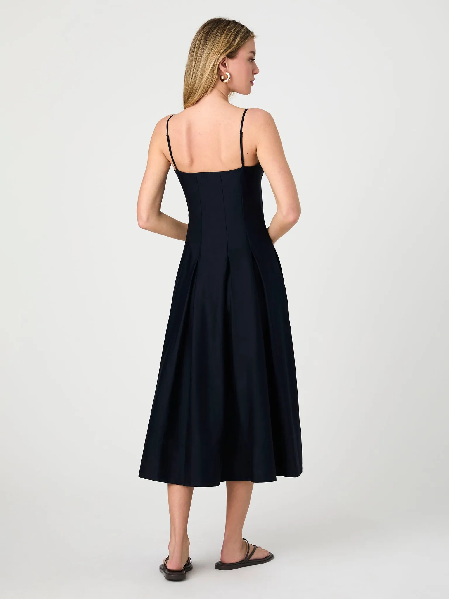 Modern Finish Everyday-Use MULTI SEAM SATEEN DRESS