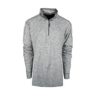 Comfortable Layer STS Ranchwear Mens Quarter Zip Heather Gray Polyester Pullover Sweater Smart Layering STS Ranchwear Mens Quarter Zip Heather Gray Polyester Pullover Sweater