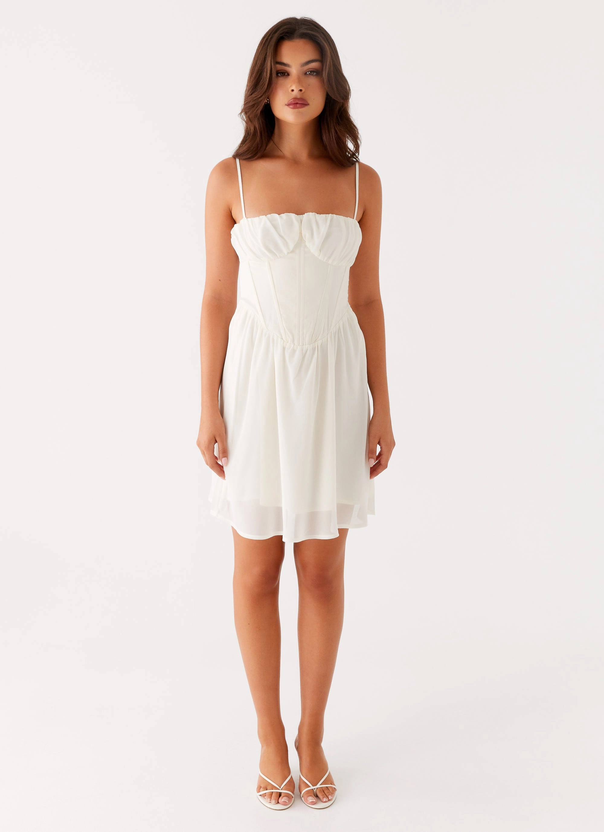 Light Fabrication Harmony Mini Dress - Ivory