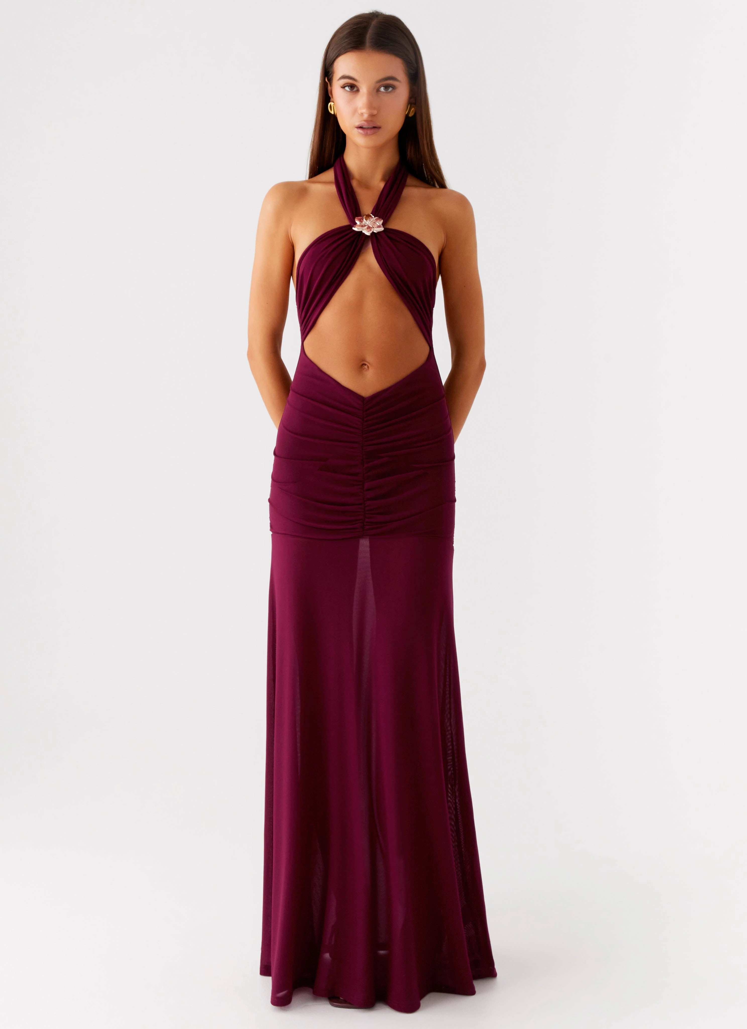Comfy Comfort Deltina Maxi Dress - Boysenberry
