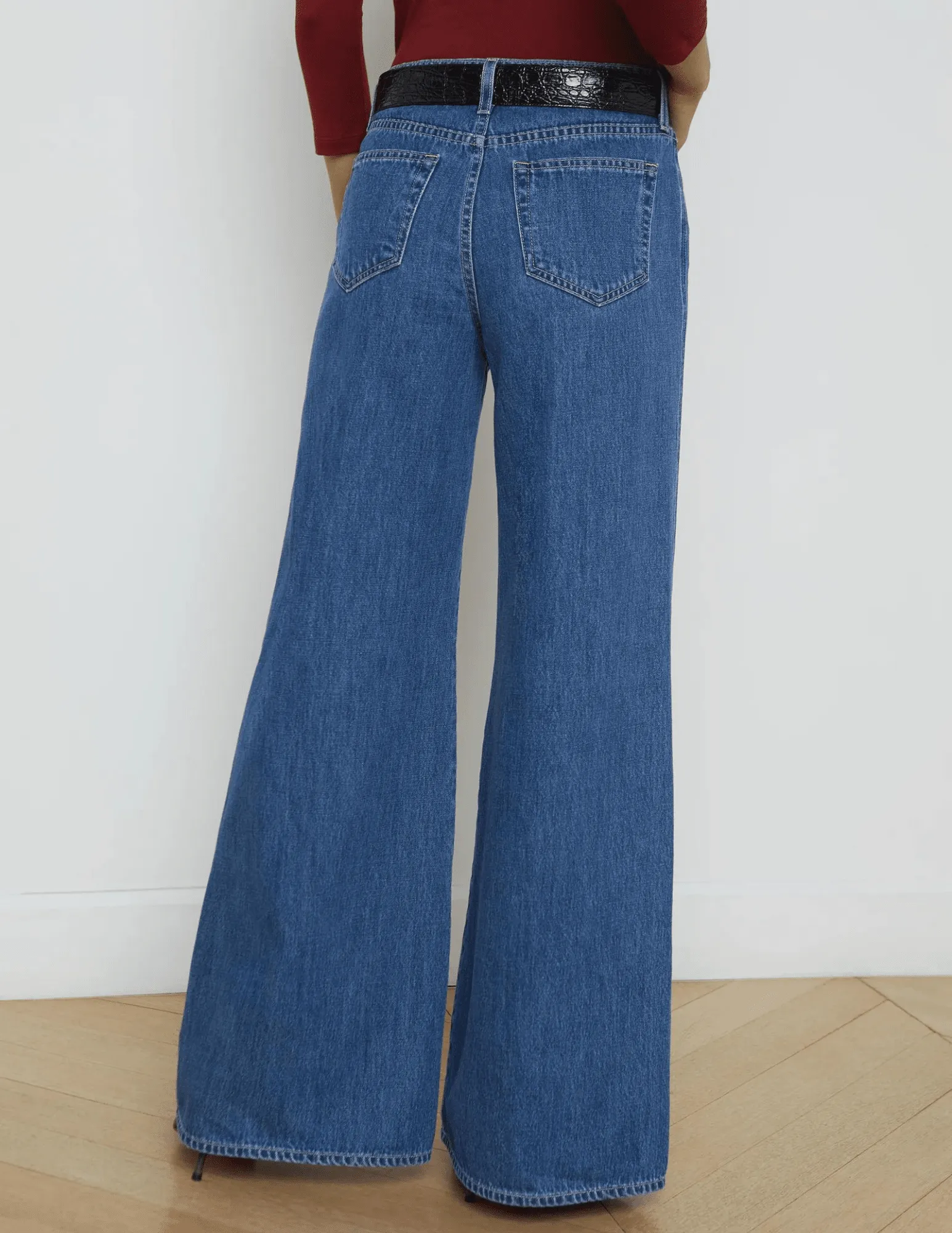 L??AGENCE Beau T-Seam Wide Leg Jeans In Glendora Festival Outfit Urban Explorer Suitable Outfit