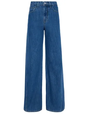 Contemporary Feel L??AGENCE Beau T-Seam Wide Leg Jeans In Glendora Weighted Hemline Minimalist Trendy Everyday L??AGENCE Beau T-Seam Wide Leg Jeans In Glendora