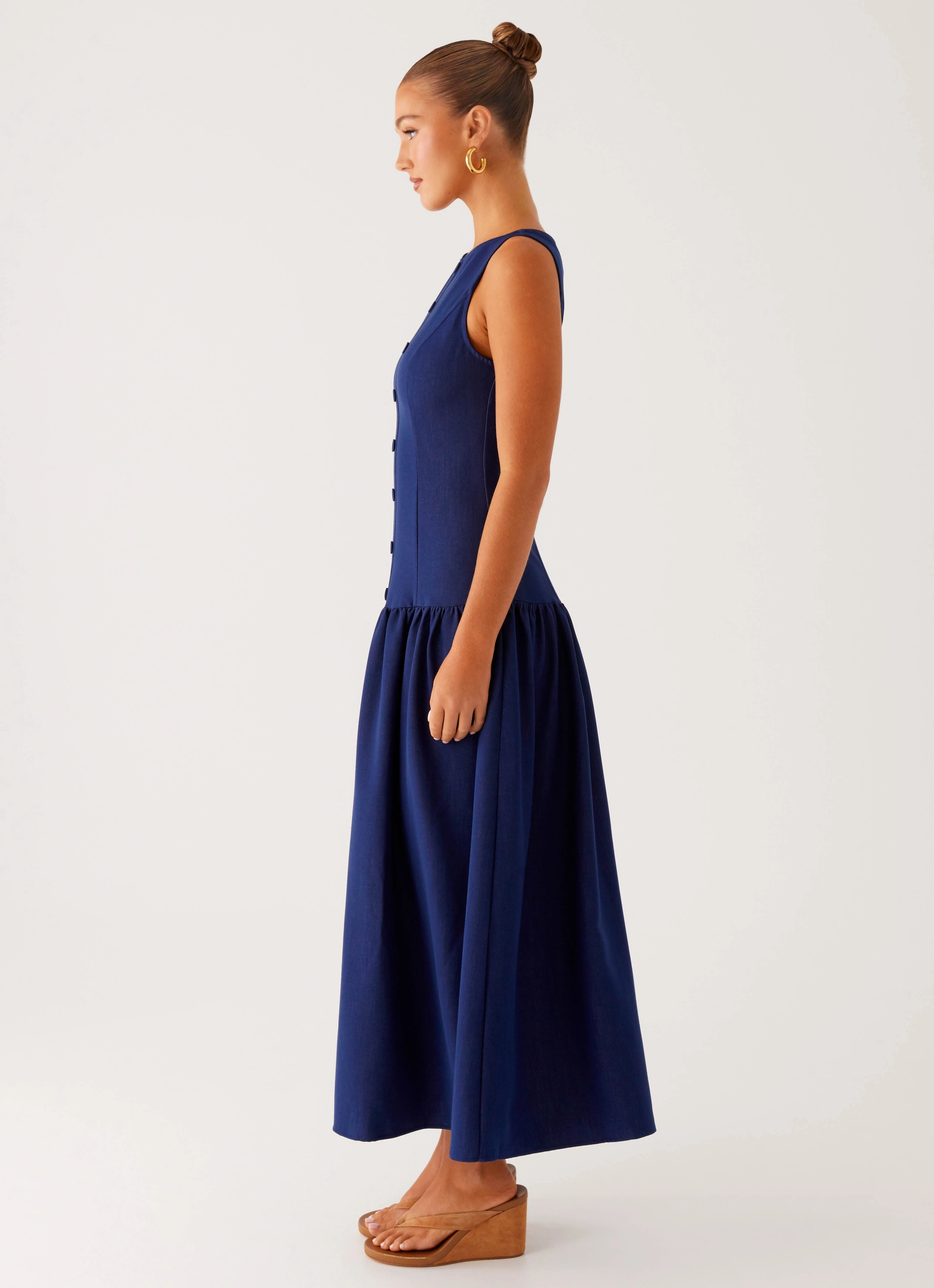 All Daywear Modern Appearance Hayes Denim Midi Dress - Indigo