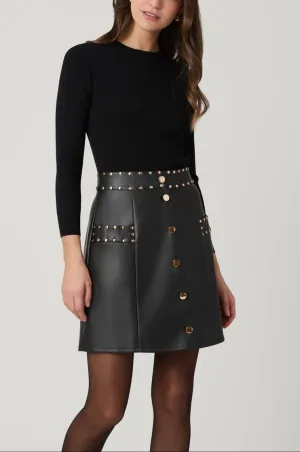 Contrast Stitch Hunter Dress in Jet Hunter Dress in Jet Statement Mood Clean Finish