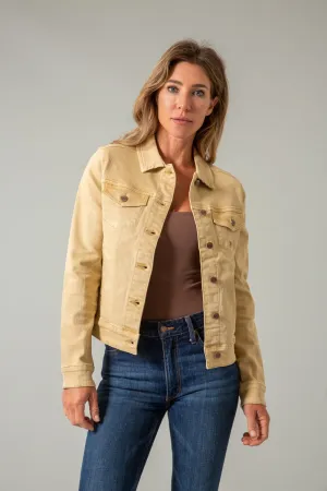Cool Flair Kimes Ranch Womens Winslow Trucker Pale Khaki 100% Cotton Jacket Smart Comfort Kimes Ranch Womens Winslow Trucker Pale Khaki 100% Cotton Jacket