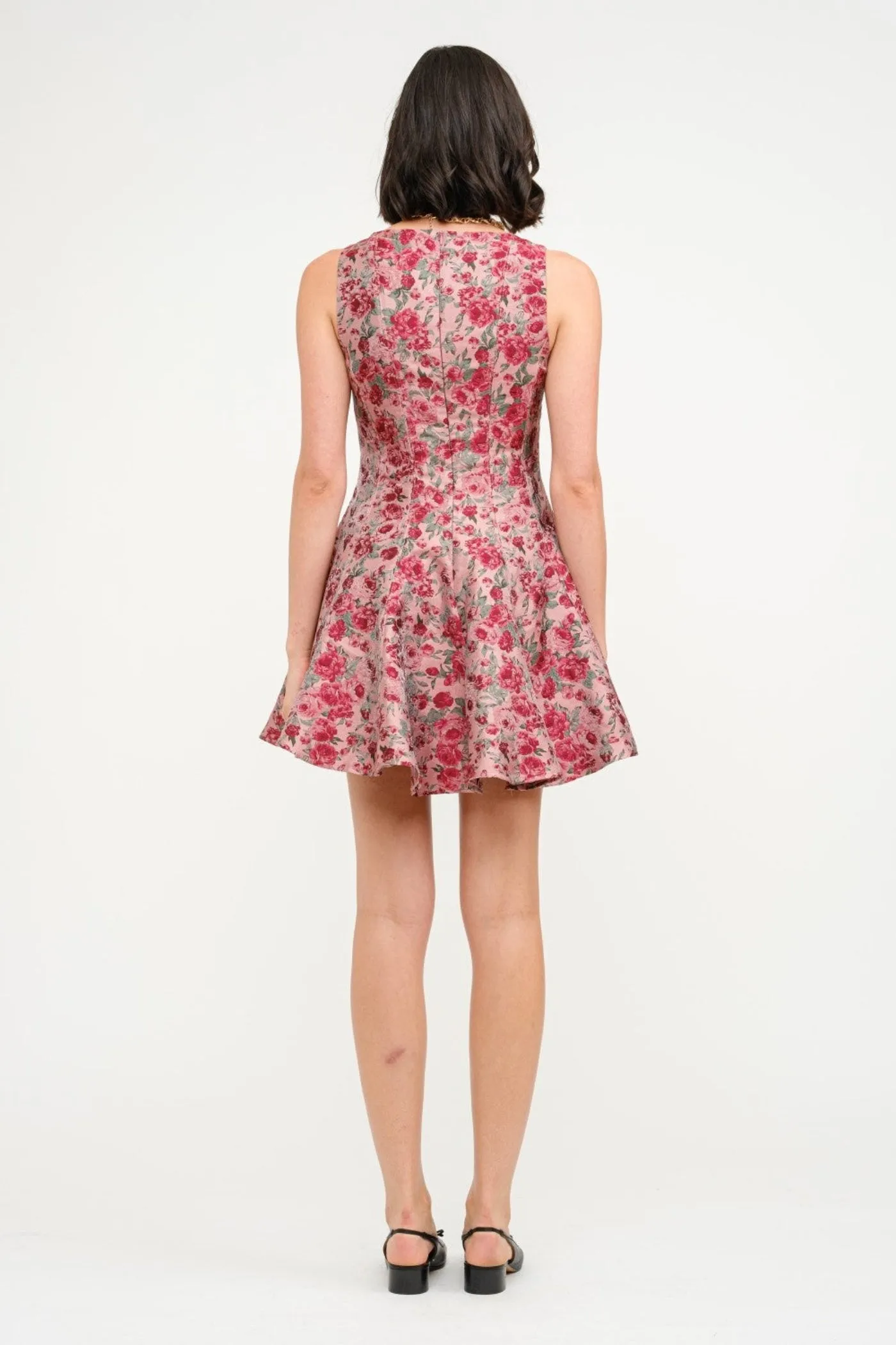 Comfortable outdoor wear Airy Base CECILIA JACQUARD MINI DRESS