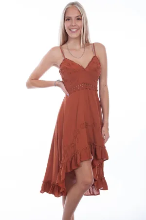 Cool Silhouette Scully Womens Ginger 100% Cotton Hi/Lo Empire S/L Dress Scully Womens Ginger 100% Cotton Hi/Lo Empire S/L Dress Creative Look Work Ready Lightweight Stylish Look