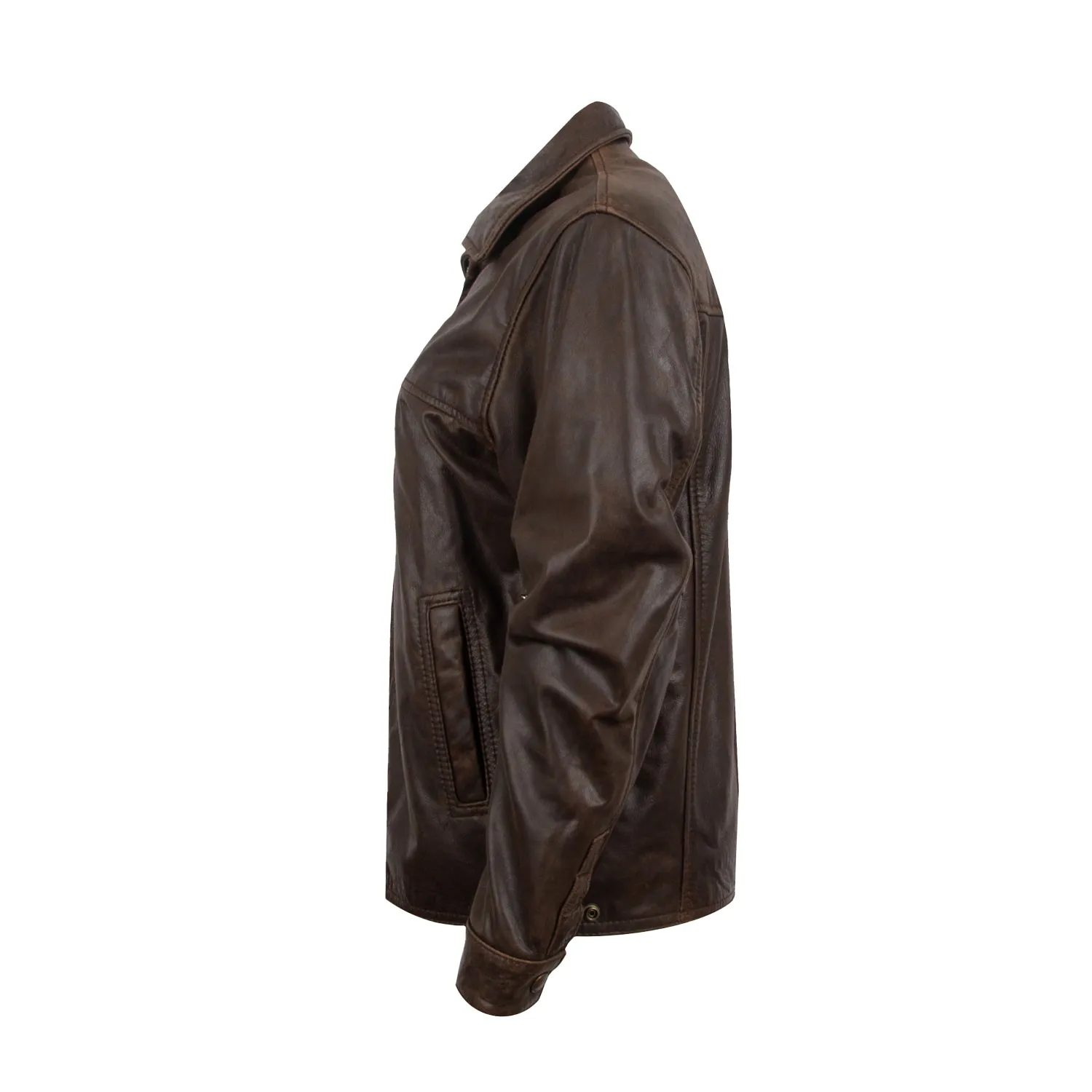 STS Ranchwear Womens Rifleman Vintage Brown Leather Leather Jacket Teen Outfit Outdoor Adventure Sunny Vibes Quick Match