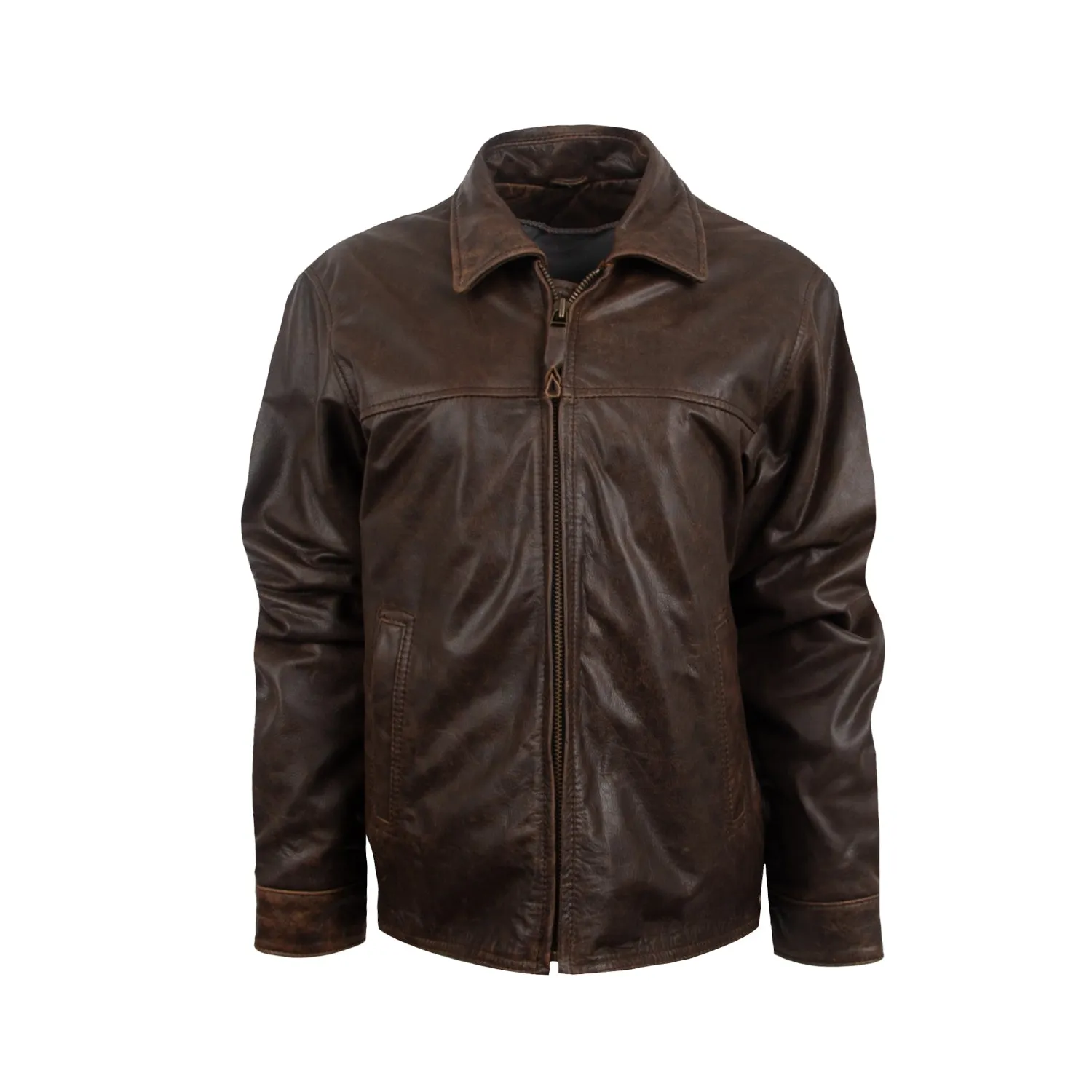 Cool Fit STS Ranchwear Womens Rifleman Vintage Brown Leather Leather Jacket