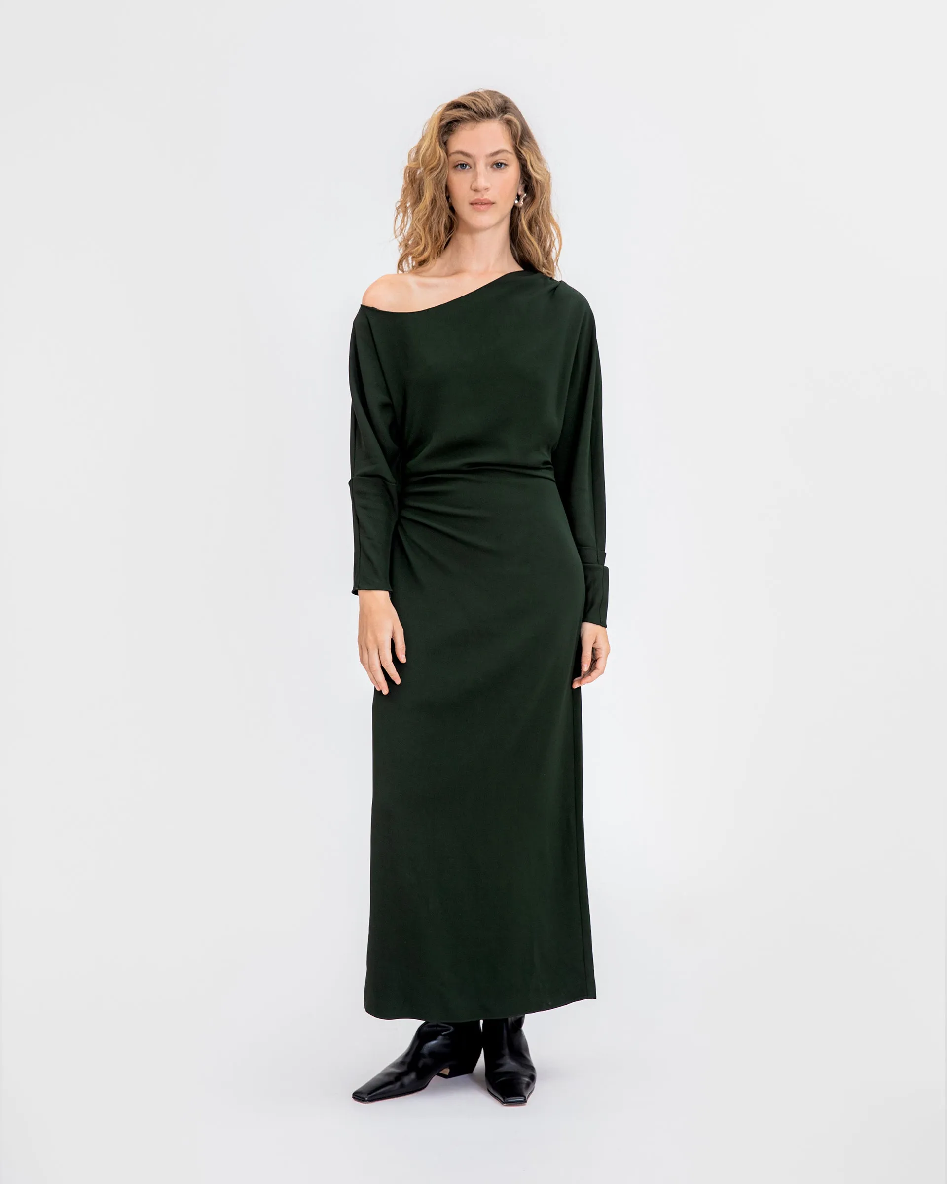 Piped-Edge Trendy Fit Georgie Dress