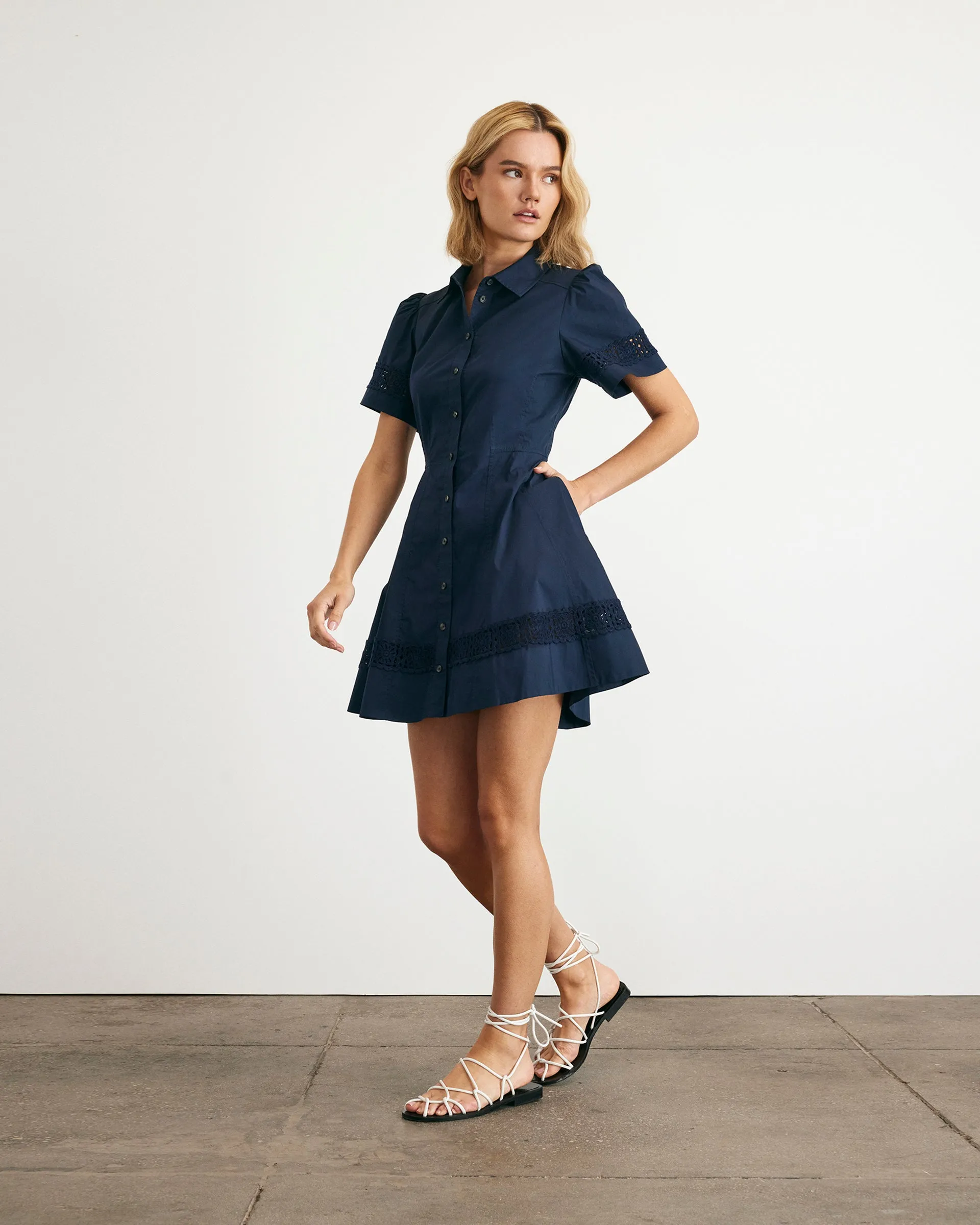 Fitted waist Corinne Dress