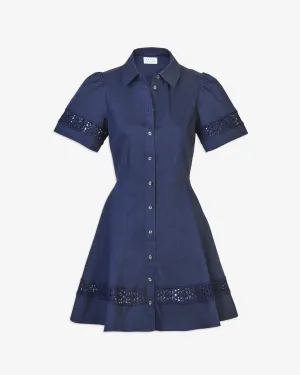 Corinne Dress Smart Waist Design Corinne Dress Sleek Waist Design Fit Jewel-Tone