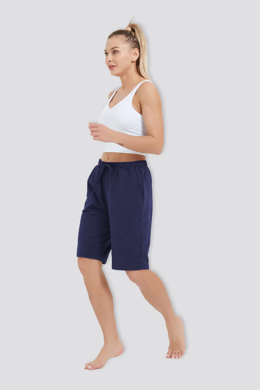 Cotton Lounge Shorts 10”