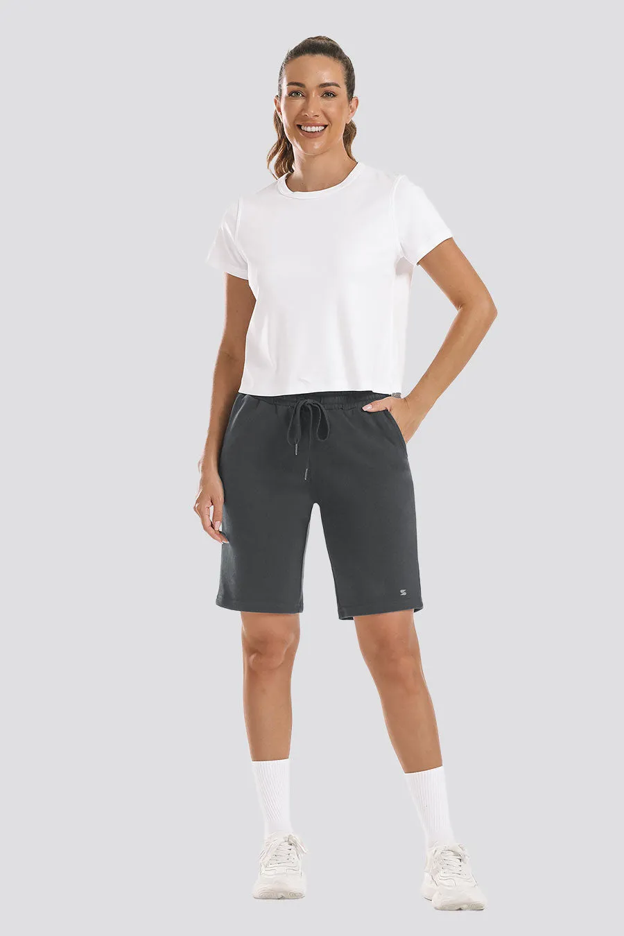 Cotton Lounge Shorts 10”