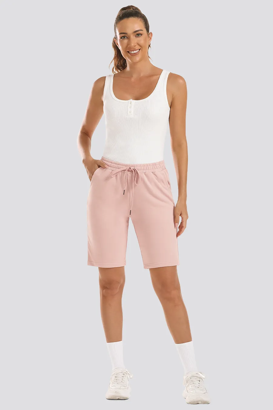 Cotton Lounge Shorts 10”