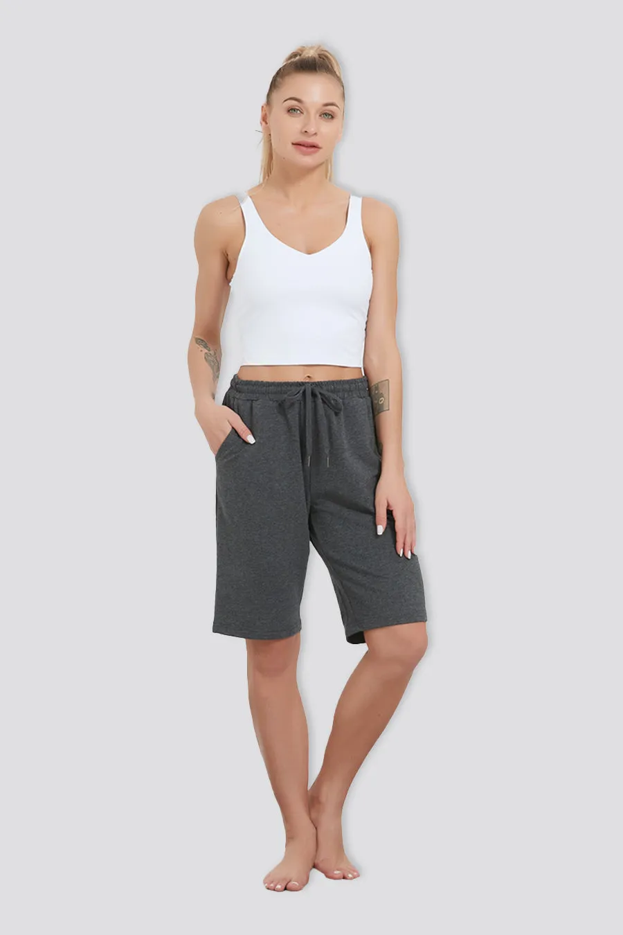 Cotton Lounge Shorts 10”