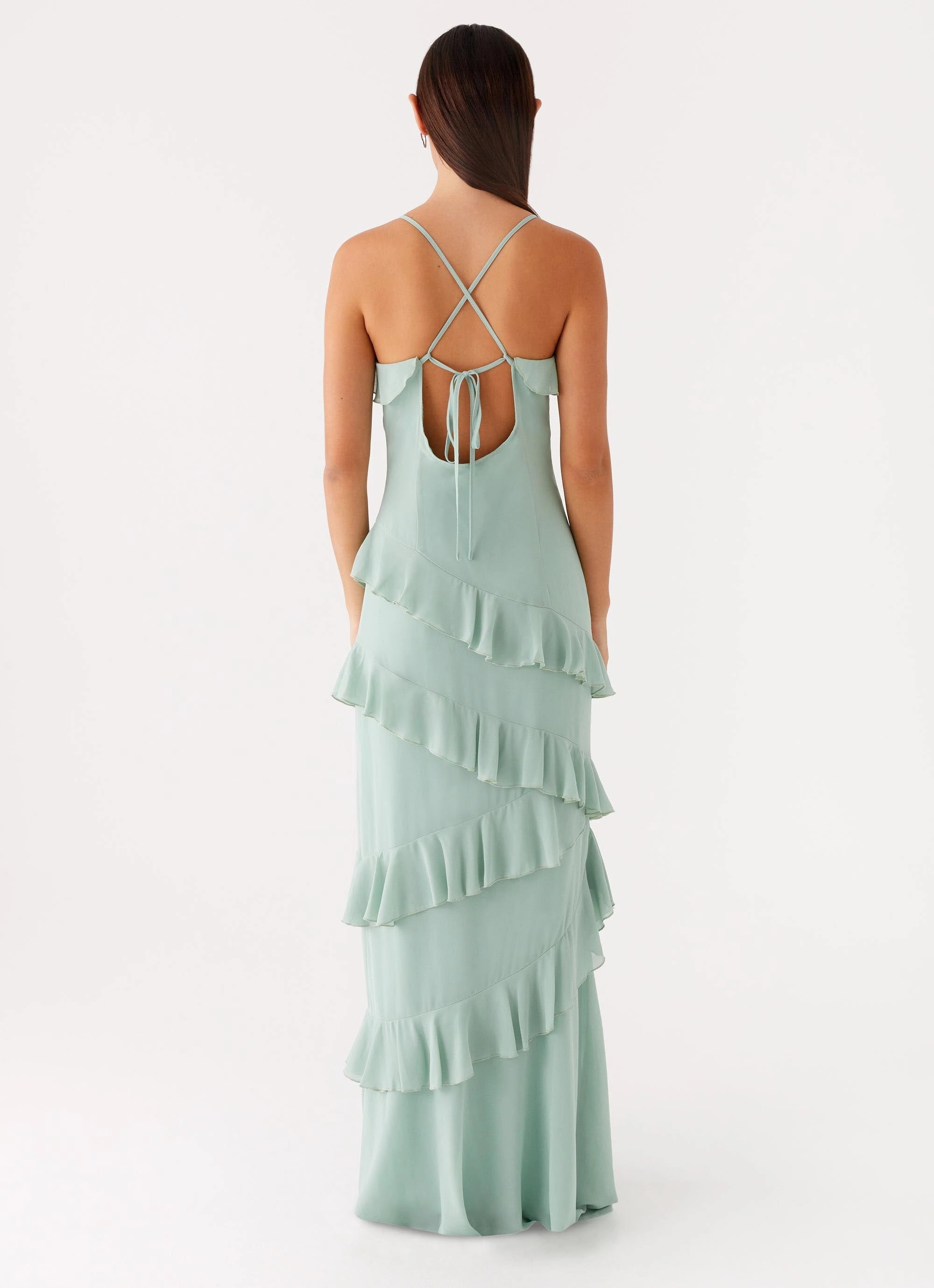 Country Club Maxi Dress - Sage Sophisticated Style Street Mode