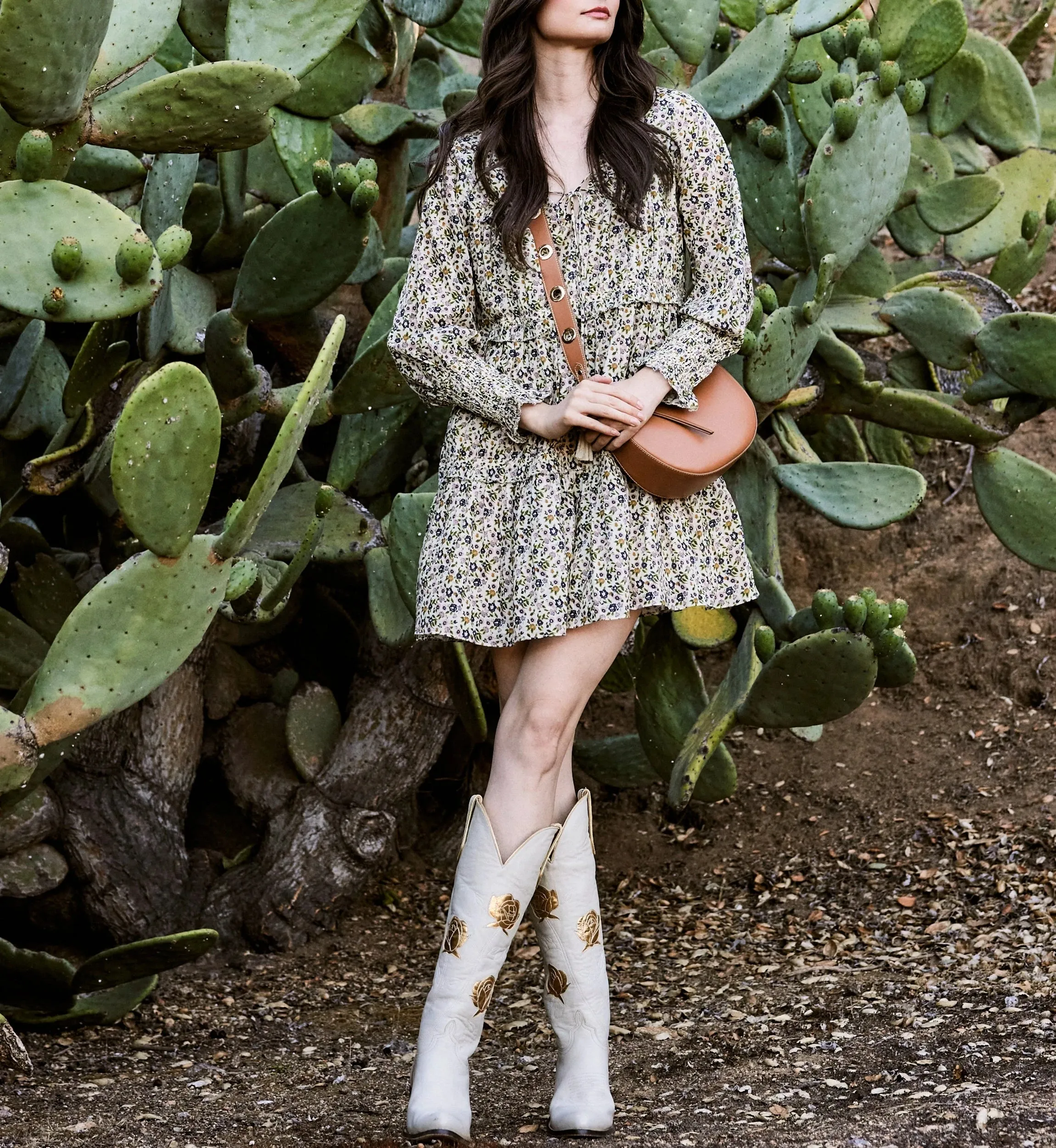 Raquel Mini Dress | Eloisa Floral Delicate Finish Quick-Dry